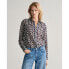 ფოტო #1 პროდუქტის GANT Relaxed Fit G Patterned Cotton Silk Long Sleeve Shirt