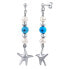 Triton Sterling Silver Earrings with Real Pearls, Stars and Beads PRM20261EPW
