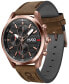 Фото #3 товара Часы Hugo Boss #CHASE Brown Leather 46mm