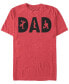 Фото #1 товара Men's Dad Characters Short Sleeve T-Shirt