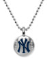 ფოტო #1 პროდუქტის New York Yankees 16" Pendant Necklace in Sterling Silver