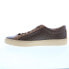 Фото #9 товара TCG Kennedy TCG-AW19-KEN-PLK Mens Brown Leather Lifestyle Sneakers Shoes