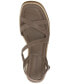 ფოტო #4 პროდუქტის Women's Carolie Strappy Espadrille Wedge Sandals