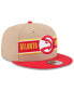 Фото #2 товара Men's Tan/Red Atlanta Hawks 2024 NBA Draft 9FIFTY Snapback Hat