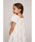 ფოტო #2 პროდუქტის Girl's Smocked Puff Sleeve Floral Bow Kylie Dress Child