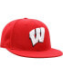 ფოტო #4 პროდუქტის Men's Red Wisconsin Badgers Team Color Fitted Hat