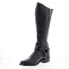 Abilene Boots 9196 Womens Black Leather Slip On Cowboy Western Boots