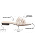 ფოტო #6 პროდუქტის Women's Cendi Strappy Band Flat Sandals