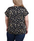 Фото #2 товара Plus Size Extended Sleeve Top with Grommets
