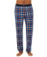 ფოტო #2 პროდუქტის Men's 2-Pk. Plaid Straight-Leg Pajama Pants + Jogger
