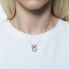 Swarovski Damen Halskette Chroma Halskette Oktagon-Schliff, Rosa, Rhodinier 5608647