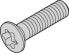 TRITON SCHROFF Śruba z łbem krzyżakowym, Torx, samoformująca, St ocynkowana, M2.5 x 10