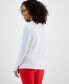 Фото #2 товара Women's Winter Village Long-Sleeve Top, Created for Macy's