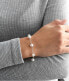 Silver bracelet with genuine pearls Pavon 23008.1