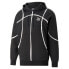 Фото #1 товара Puma Vides X Striped Pullover Hoodie Mens Black Casual Athletic Outerwear 535433