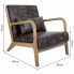 Armchair Alexandra House Living Brown Wood 83 x 74 x 66 cm