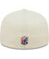 ფოტო #2 პროდუქტის Men's Cream Denver Broncos Chrome Color Dim 59FIFTY Fitted Hat