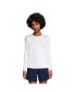 ფოტო #16 პროდუქტის Women's Long Crew Neck Long Sleeve Rash Guard UPF 50 Swim Tee