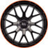 Фото #2 товара Колесный диск литой MAM GT1 matt black lip orange 9.5x19 ET42 - LK5/112 ML66.6