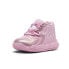 Фото #2 товара Puma Mb.01 Iridescent Basketball Toddler Girls Pink Sneakers Athletic Shoes 309