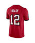 Фото #2 товара Men's Tom Brady Red Tampa Bay Buccaneers Vapor Untouchable Limited Jersey