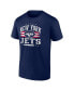 Фото #3 товара Men's Navy New York Jets Big Tall Americana T-Shirt