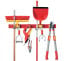 WOLF-Garten UM-M - Wall-mounted - 4 hook(s) - Red,Yellow - 800 mm