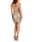 ფოტო #6 პროდუქტის Women's Kelia Sweetheart-Neck Sequin Mini Dress