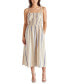 Women's Zuri Striped Smocked Midi Dress