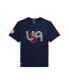 Big Boys Team USA Cotton Jersey Graphic Tee