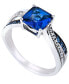 ფოტო #1 პროდუქტის Women's Diamond Accent Ring in Sterling Silver