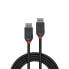 Фото #3 товара Lindy 1m DisplayPort 1.2 Cable - Black Line - 1 m - DisplayPort - DisplayPort - Male - Male - 4096 x 2160 pixels