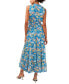 ფოტო #2 პროდუქტის Women's Split Neck Sleeveless Maxi Dress