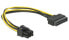 Delock 82924 - 0.21 m - SATA - PCI-E - Male - Male - Black - Yellow