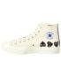 Фото #2 товара Converse X Comme Des Garçons Play Canvas High-Top Sneaker Men's White 8.5