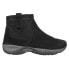 Фото #1 товара Easy Spirit Elton Round Toe Zippered Pull On Booties Womens Black Casual Boots E