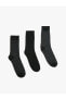 3'lü Soket Çorap Seti Geometrik Desenli