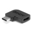 Lindy USB 3.2 Type C to C Adapter 90° - USB 3.2 Type C - USB 3.2 Type C - Black