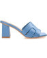 ფოტო #2 პროდუქტის Women's Renatta Woven Block Heel Dress Sandals