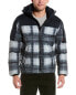 Фото #3 товара Point Zero Quilted Big Check Print Puffer Jacket Men's