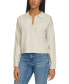 ფოტო #1 პროდუქტის Women's Long Sleeve Polo Collar Top