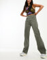 Фото #2 товара Cotton On loose straight leg jeans in smokey green