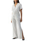 ფოტო #3 პროდუქტის Women's Ocean Front Striped Wide-Leg Pants