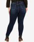 Фото #2 товара Plus Size Serendipity Zip Skinny Jean