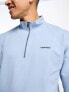 Фото #3 товара Calvin Klein half zip jumper in icy blue