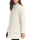 ფოტო #3 პროდუქტის Women's Imitation-Pearl-Button Quilted Coat