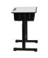 Фото #4 товара Student Desk With Top And Adjustable Height Pedestal Frame