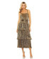 ფოტო #1 პროდუქტის Women's Ieena Ruffle Tiered Buckle Detail Dress