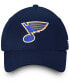 Фото #2 товара Головной убор для фанатов Authentic NHL Apparel St. Louis Blues в цвете Navy - Кепка на регулируемой застежке Core.