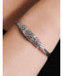 ფოტო #2 პროდუქტის Bali Dragon Skin with Dragon Bone Oval 5mm Chain Bracelet in Sterling Silver and 18K Gold